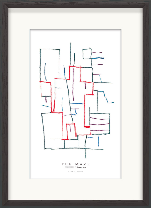6歳の子どもの作品「THE MAZE」