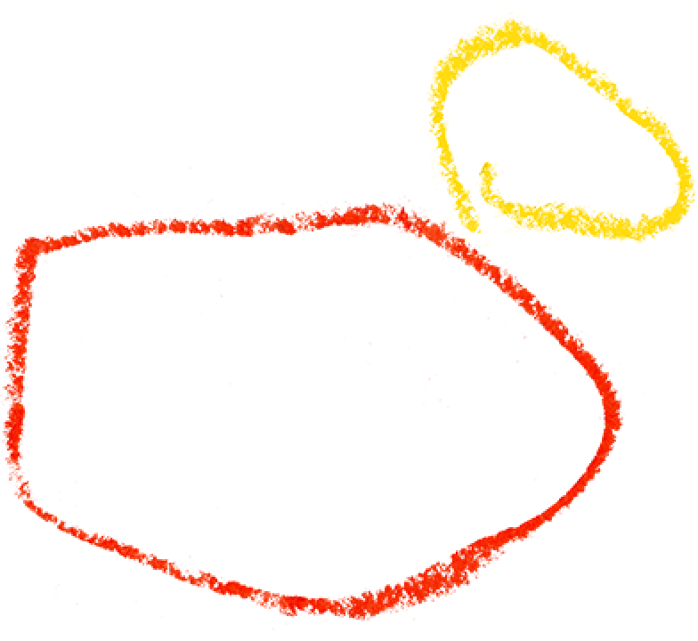 クレヨンで描いたイラスト