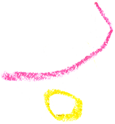 クレヨンで描いたイラスト