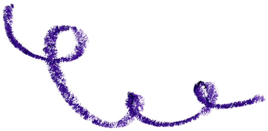 クレヨンで描いたイラスト