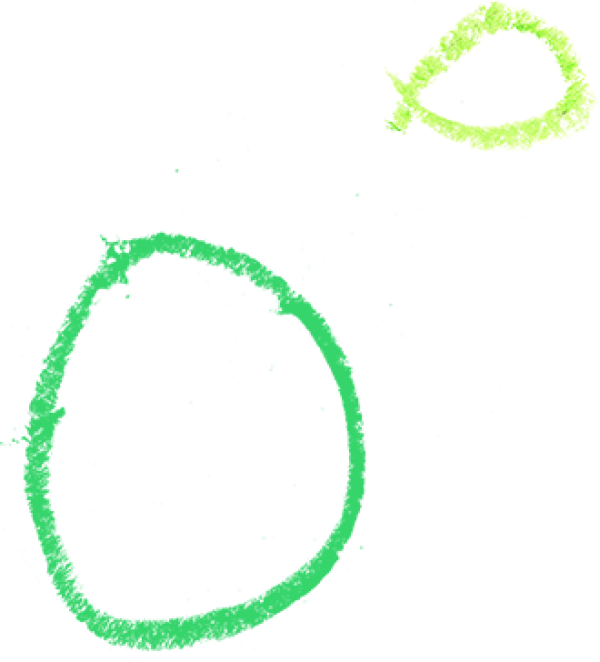 クレヨンで描いたイラスト