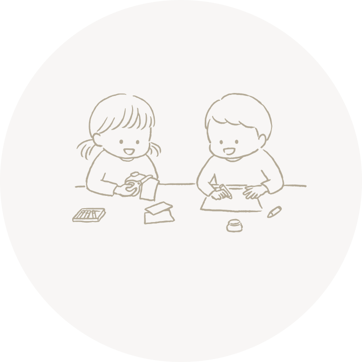 男の子と女の子のイラスト